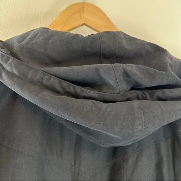 Jacqueline Ferrar Vintage Deep blue Trench Coat w/ Buttons, Women's Size M - Picture 10 of 12